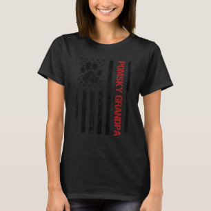 Camiseta Pomsky Grandpa American Flag Pomsky Owner