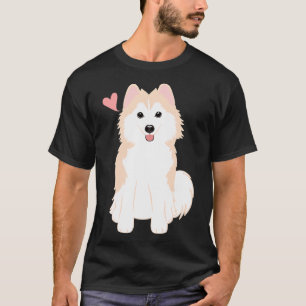 Camiseta Pomsky Pomerânia Husky Creme de Amor