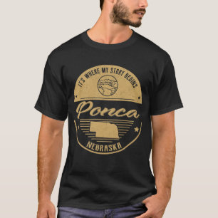 Camiseta Ponca Nebraska É onde minha história começa