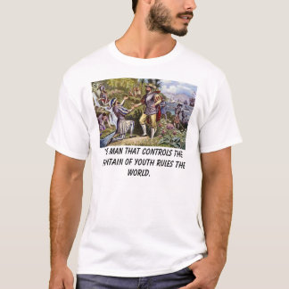 Camiseta Ponce, homem que controla a fonte do yo…