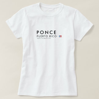 Camiseta Ponce Porto Rico | Coordenadas Tee