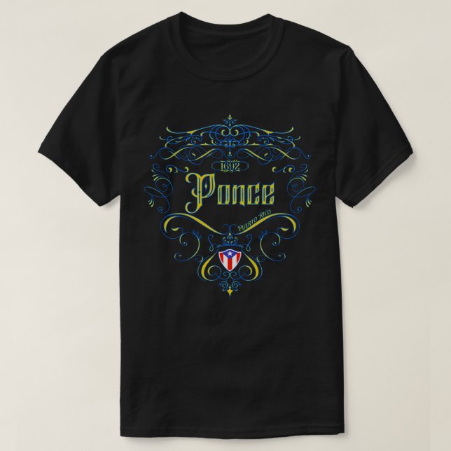 Camiseta Ponce Vintage Style Neon (Frente do Design)
