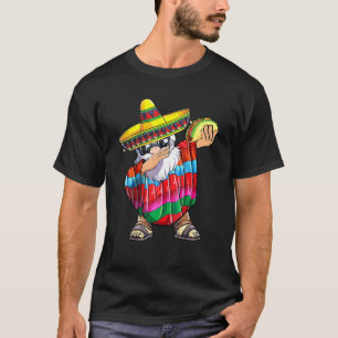 Camiseta Poncho de gnomo mexicano Dabbing Taco Cinco de may