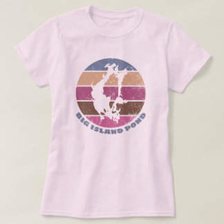 Camiseta Pond Vintage Retro Pinks da Big Island