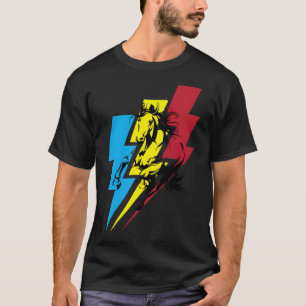 Camiseta pônei de arte de cavalo