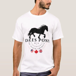 Camiseta Pônei dos Dales, um esboço britânico raro