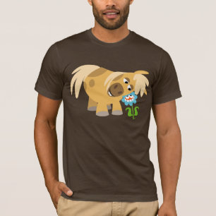 Camiseta Pônei dos desenhos animados e t-shirt macios da