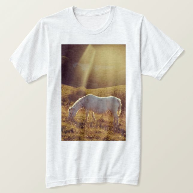 Camiseta Pônei Pastando (Frente do Design)