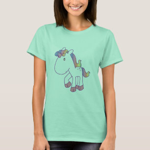 Camiseta Pônei precioso do arco-íris