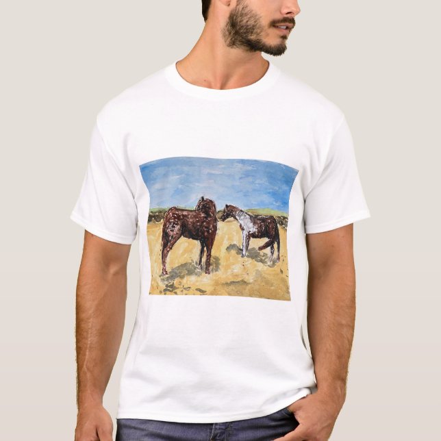 Camiseta Pôneis de Assateague (Frente)