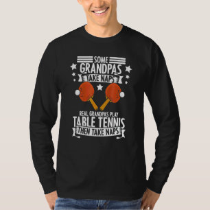 Camiseta Pong do vovô da Mesa da Tênis da 