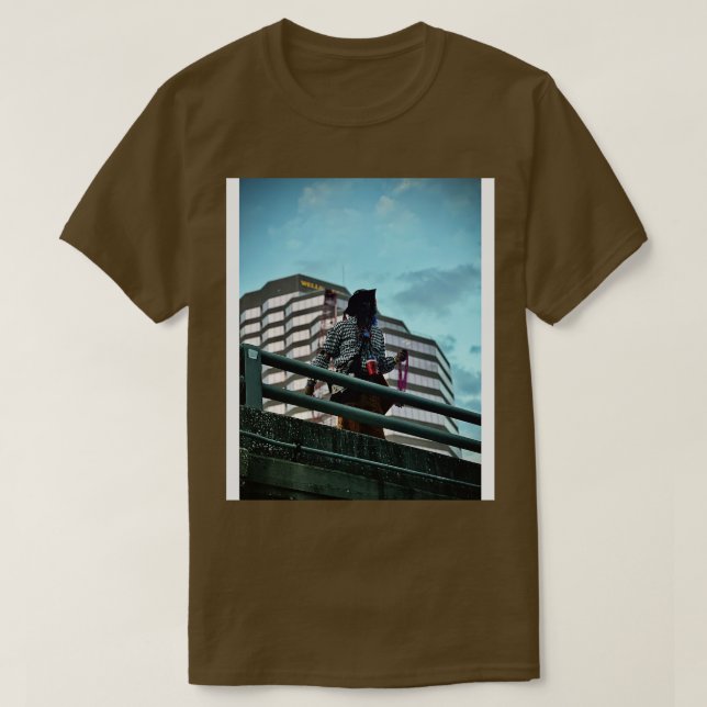 Camiseta Ponha-se e vá para a saia (Frente do Design)