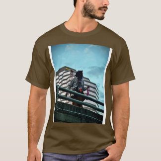 Camiseta Ponha-se e vá para a saia