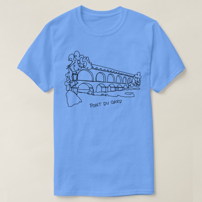Camiseta Pont du Gard (Frente do Design)