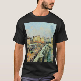 Camiseta Pont Neuf, Tarde, Sunlight Camille Pissarro