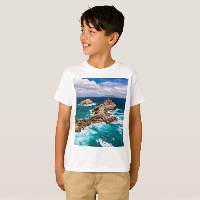 Camiseta Ponta de Chateaux, Grande-Terre, Guadalupe #2 (Frente Completa)