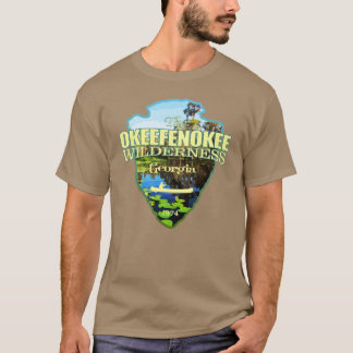 Camiseta ponta de flecha do Okefenokee Wilderness