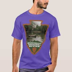 Camiseta Ponta de flecha do Rio Nacional de Búfalo Extragra