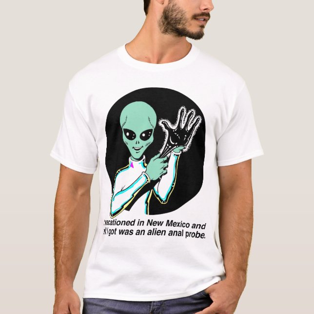 Camiseta Ponta de prova anal estrangeira (Frente)