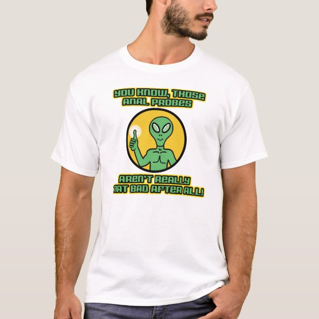 Camiseta Ponta de prova anal estrangeira (Frente)
