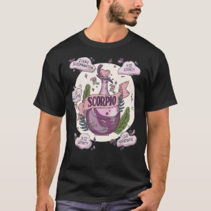 Camiseta Ponta Escorpião Com Ingredientes Astrol Magical