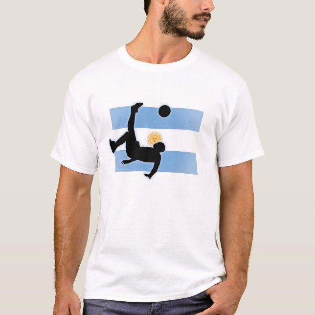 Camiseta Pontapé de bicicleta de Argentina (Frente)