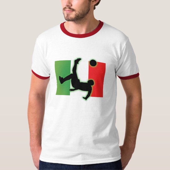 Camiseta Pontapé de bicicleta de Italia (Frente)