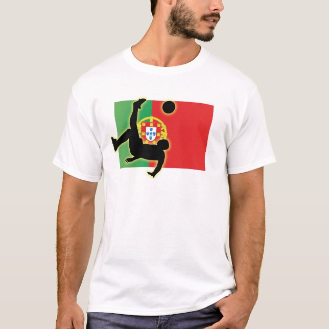 Camiseta Pontapé de bicicleta de Portugal (Frente)