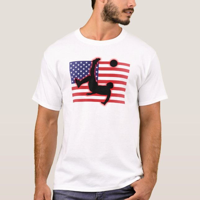 Camiseta Pontapé de bicicleta dos Estados Unidos (Frente)