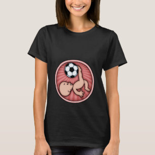 Camiseta Pontapé do bebê do futebol