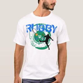 Camiseta Pontapé do t-shirt dos fãs do rugby de Ireland