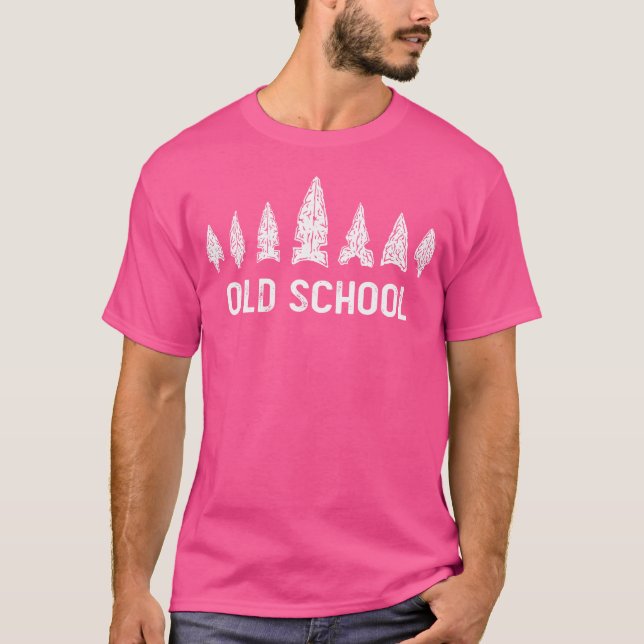 Camiseta Pontas de Flecha Antigas Caça com Arco (Frente)