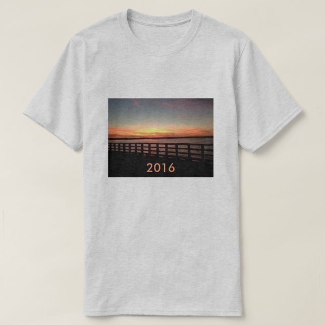Camiseta Ponte 2016 no por do sol (Frente do Design)