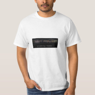 Camiseta Ponte Ben Franklin à noite