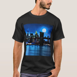 Camiseta Ponte Brooklyn sob lua cheia