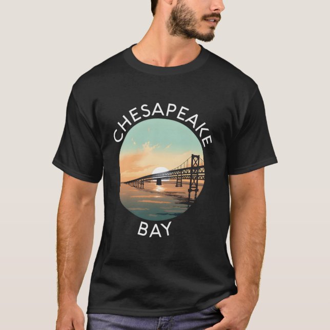 Camiseta Ponte Chesapeake Bay Maryland Annapolis Kent Isla (Frente)