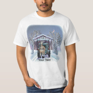Camiseta Ponte Coberta de Inverno Amish