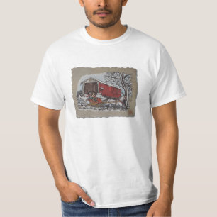 Camiseta Ponte coberta & trenó