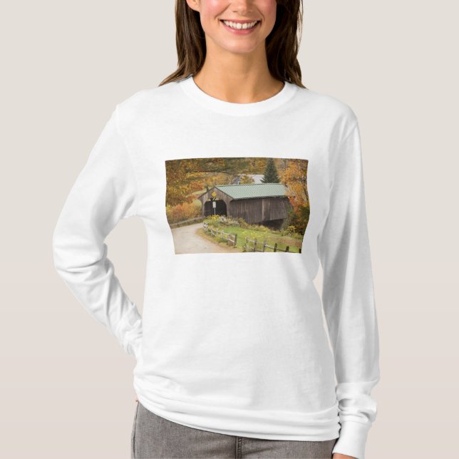 Camiseta Ponte coberta, Vermont, EUA (Frente)