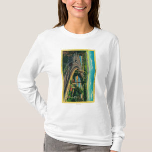 Camiseta Ponte da estrada através de Santa Ana River