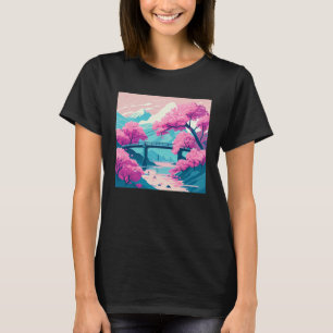 Camiseta Ponte da Flor de Cerejeira Rio Cênico