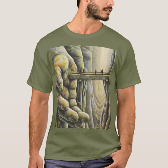 Camiseta Ponte da Mão de Pedra Fantasy Cute (Frente)