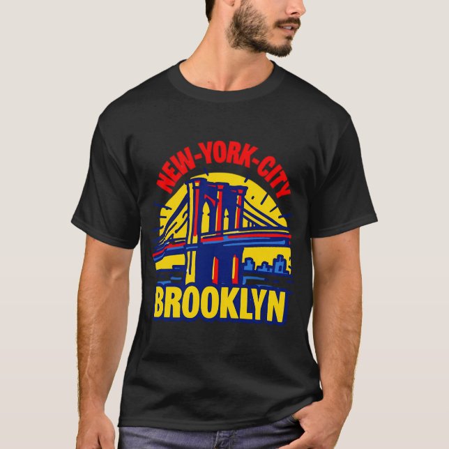 Camiseta Ponte de Brooklyn (Frente)