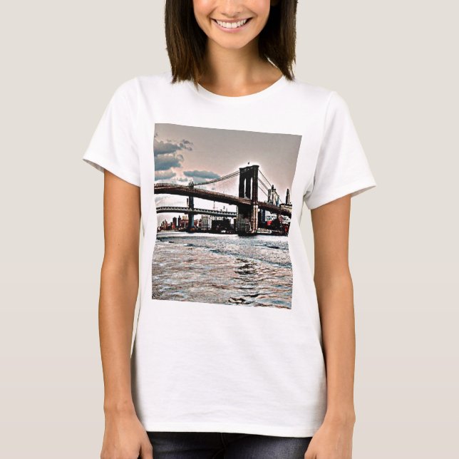 Camiseta Ponte de Brooklyn (Frente)