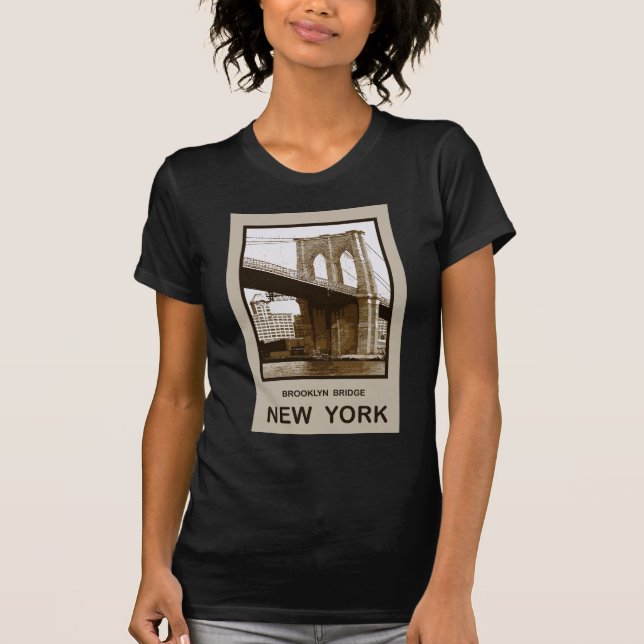 Camiseta Ponte de Brooklyn New York (Frente)