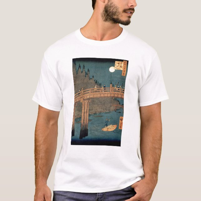 Camiseta Ponte de Kyoto pelo luar (Frente)