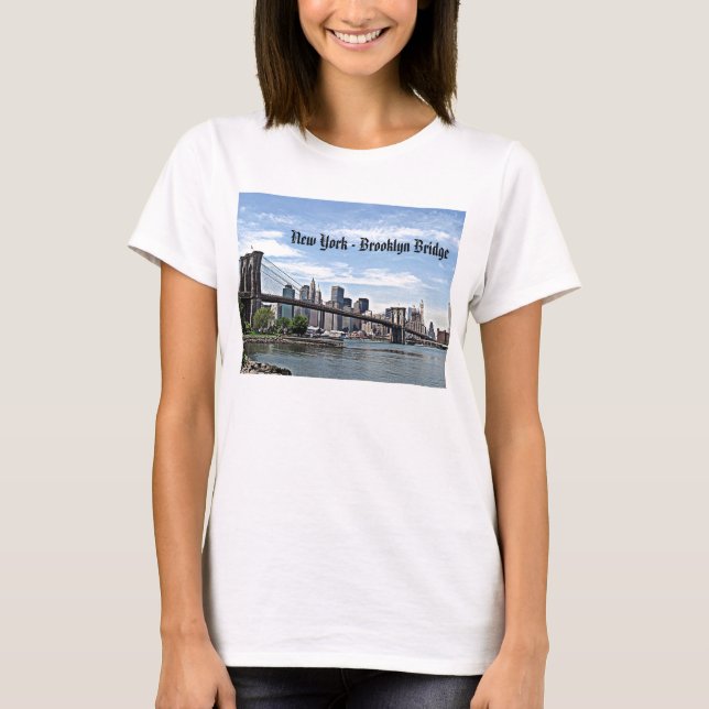 Camiseta Ponte de New York - de Brooklyn (Frente)