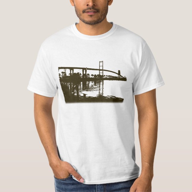 Camiseta Ponte de Vincent Thomas no t-shirt de Brown (Frente)