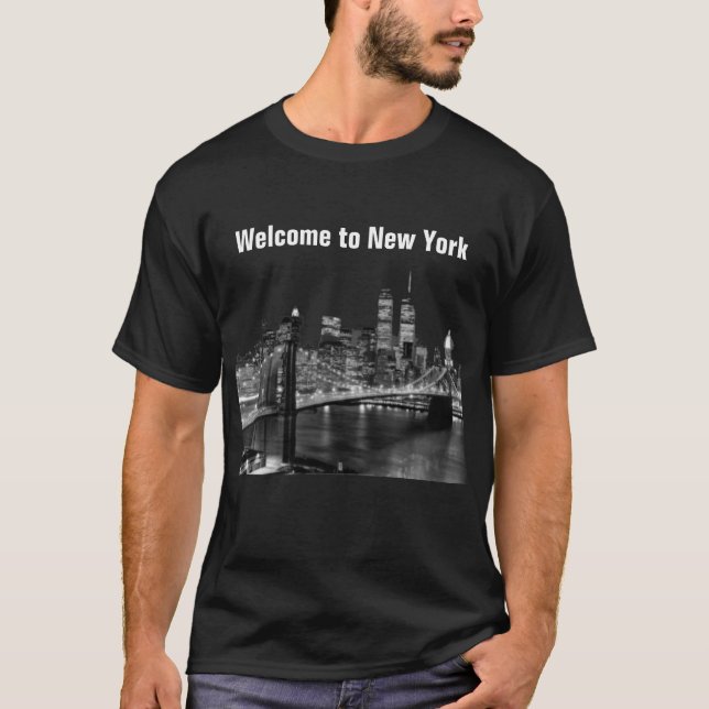 Camiseta Ponte do Brooklyn em Nova Iorque (Frente)