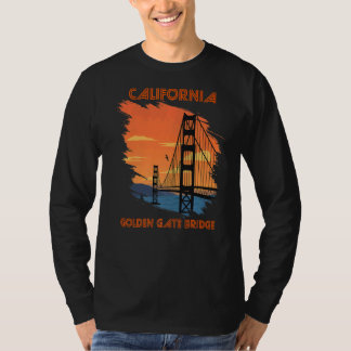 Camiseta Ponte do Portão do ouro na Califórnia São Francisc